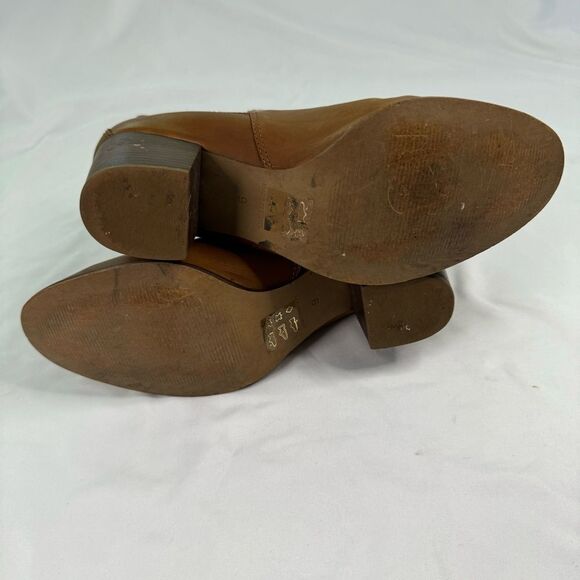 Madewell Regan Boot Size 9M Women Brown Leather Block Heel Cushioned Neutral - Picture 6 of 8